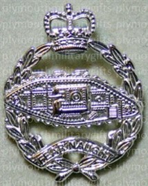 Royal Tank Regiment (silver finish) Lapel Pin